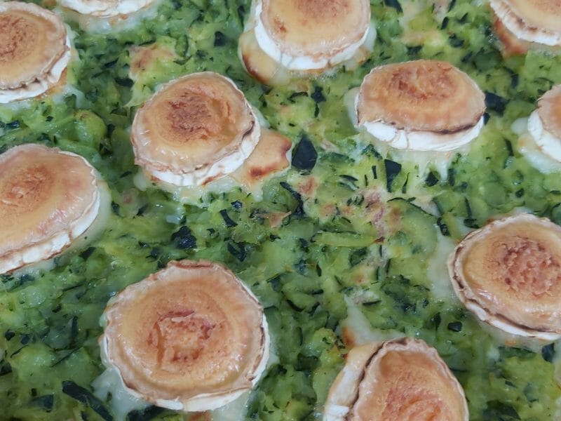 Cliquez pour zoomer ! Tarte courgette, jambon & chèvre Thermomix par Orelye