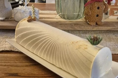 Cliquez pour zoomer ! Bûche vanille praliné Thermomix par maud_250