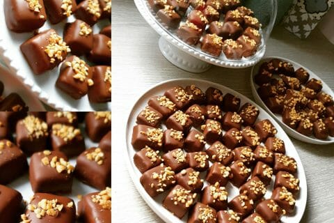 Cliquez pour zoomer ! Caramels aux cacahuètes enrobés de chocolat Thermomix par maud_250