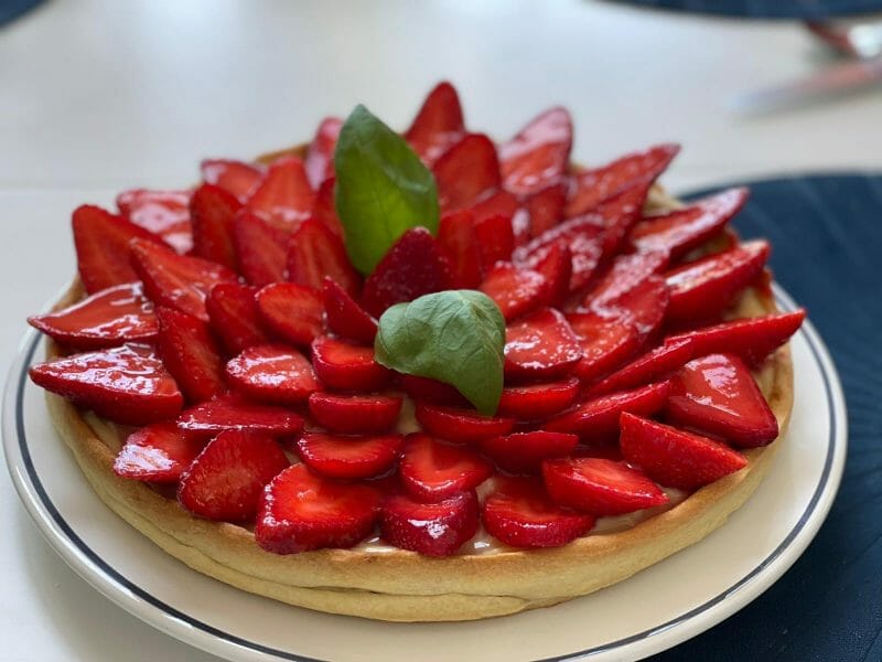 Cliquez pour zoomer ! Tarte aux fraises Thermomix par mb64