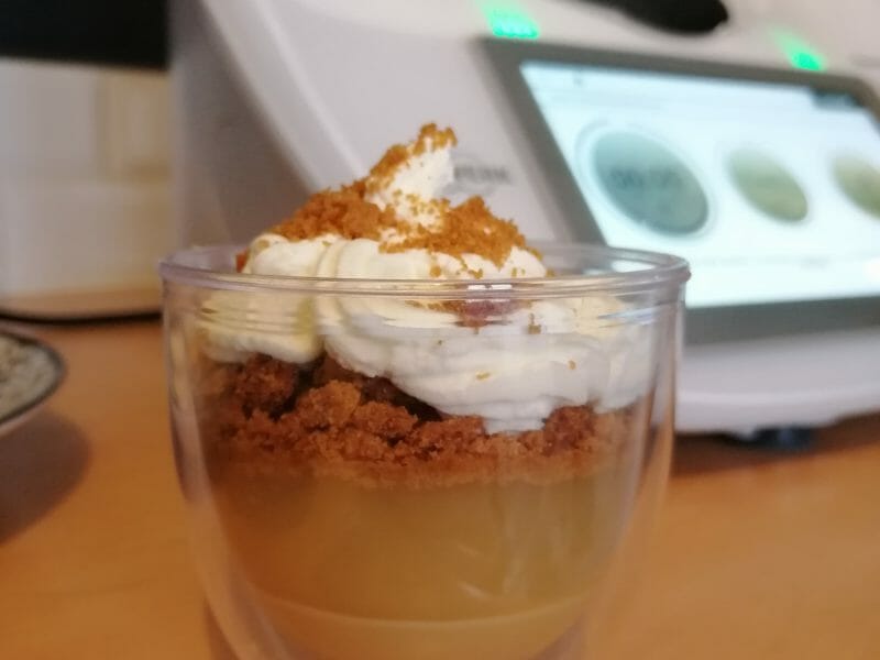 Cliquez pour zoomer ! Verrines pommes caramel et spéculoos Thermomix par liadine