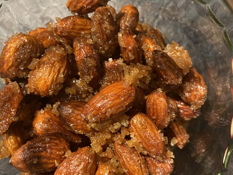 Cliquez pour zoomer ! Amandes grillées à la cannelle et au miel Thermomix par elobty