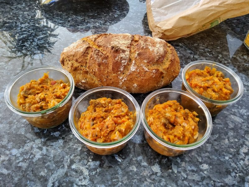 Cliquez pour zoomer ! Aubergines farcies au thon Thermomix par Naniyg