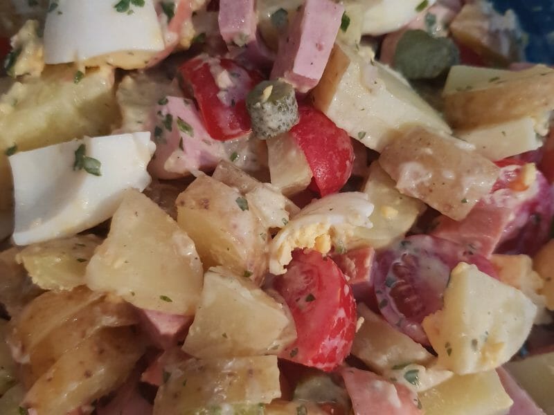 Cliquez pour zoomer ! Salade piémontaise Thermomix par Caro25370