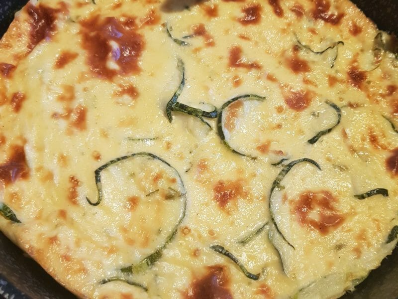Cliquez pour zoomer ! Clafoutis courgettes et feta Thermomix par Caro25370