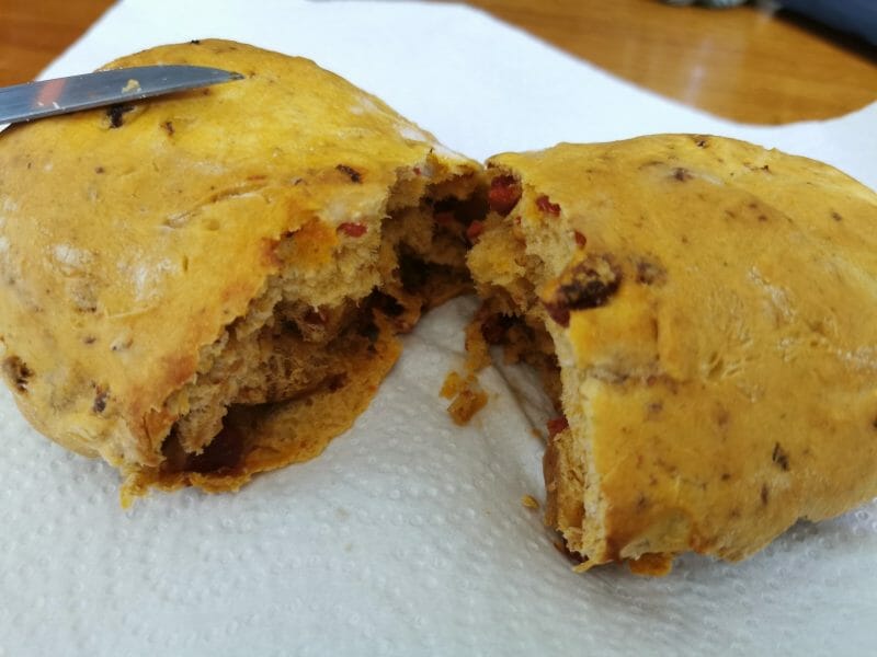 Cliquez pour zoomer ! Petits pains au chorizo Thermomix par vlovlo