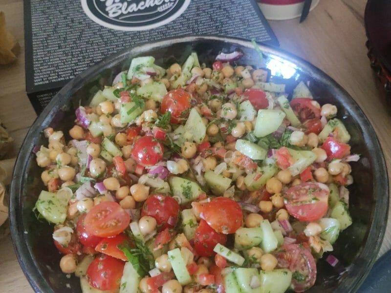 Cliquez pour zoomer ! Salade de pois chiches Thermomix par yann_8