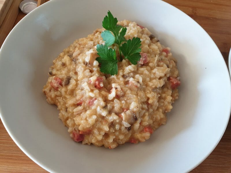 Cliquez pour zoomer ! Risotto au chorizo Thermomix par ioniette