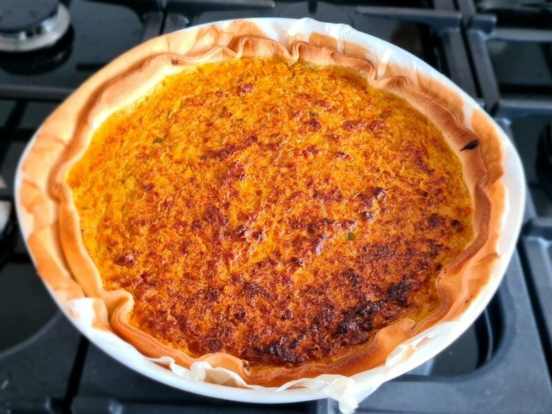 Cliquez pour zoomer ! Tarte courgettes et carottes Thermomix par ioniette