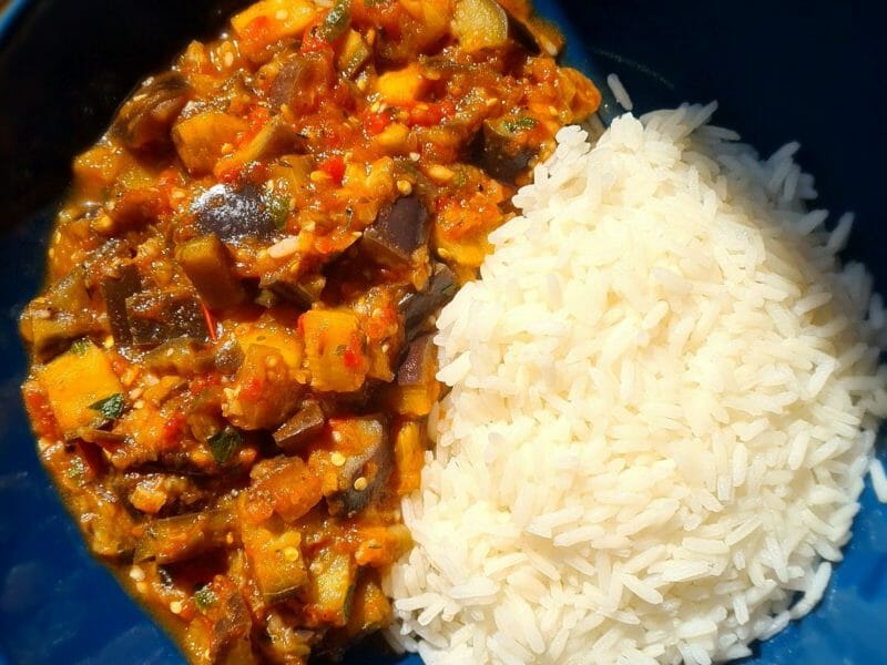 Cliquez pour zoomer ! Mijoté d’aubergines à la tomate Thermomix par ioniette