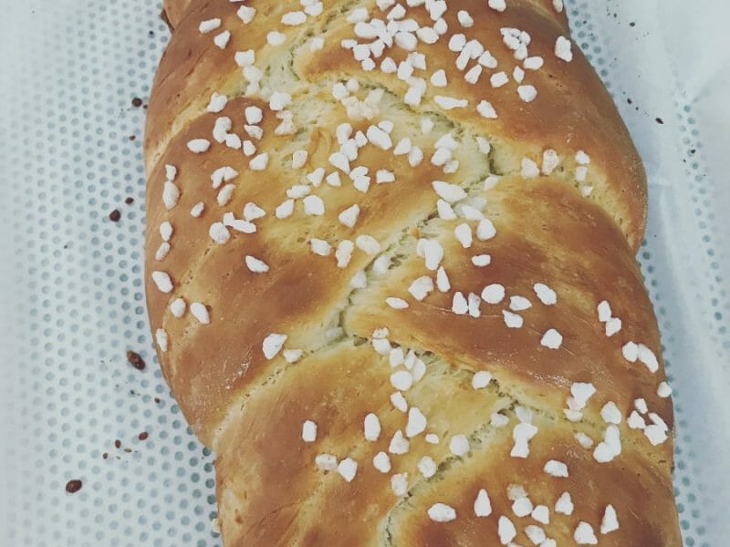 Cliquez pour zoomer ! Brioche tressée à la mie filante Thermomix par bourie36
