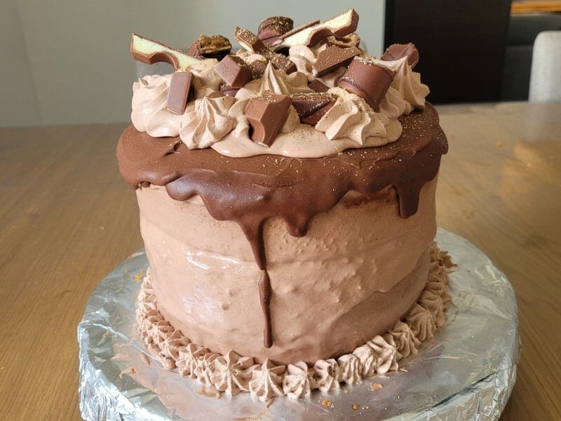 Cliquez pour zoomer ! Layer cake Kinder Bueno Thermomix par carobreu