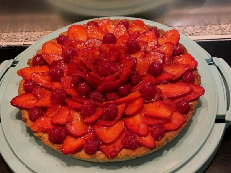 Cliquez pour zoomer ! Tarte aux fraises Thermomix par lelene77650