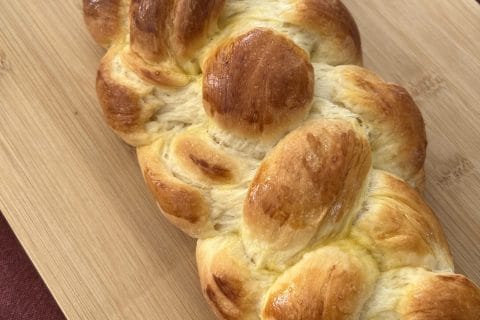 Cliquez pour zoomer ! Brioche tressée à la mie filante Thermomix par Brunchezvous54