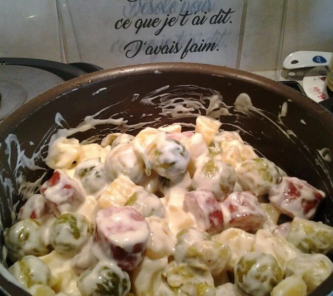 Cliquez pour zoomer ! Potée de choux de Bruxelles Thermomix par AurelieHoltz