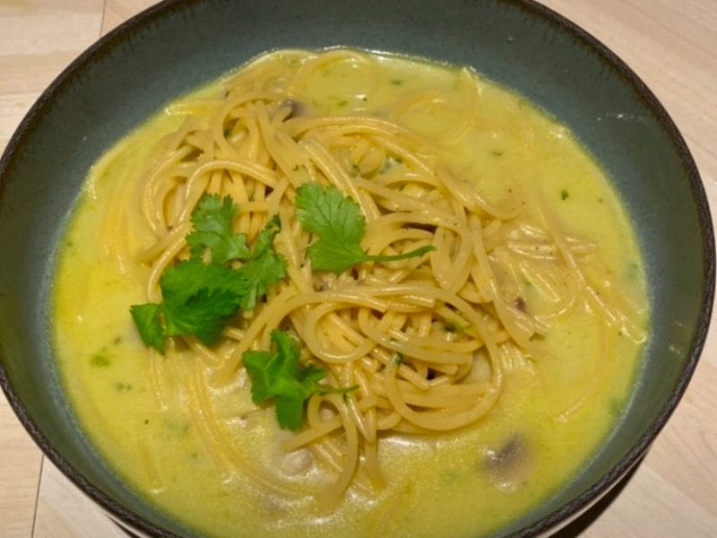 Cliquez pour zoomer ! Soupe curry-coco aux champignons Thermomix par marion_89