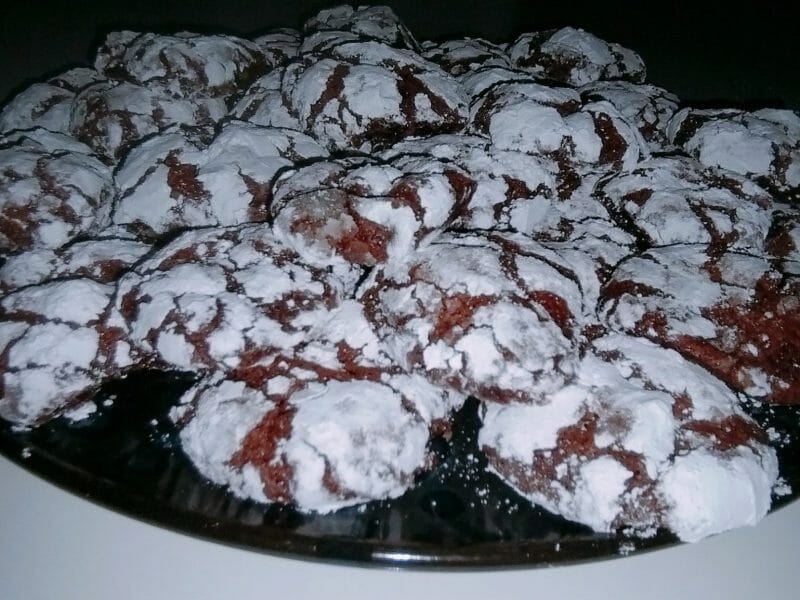 Cliquez pour zoomer ! Craquelés au chocolat Thermomix par SandrineT