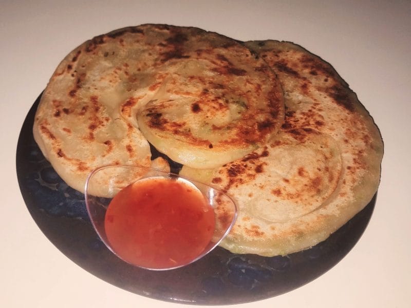 Cliquez pour zoomer ! Cong you bing – Galettes à la ciboule Thermomix par SandrineT