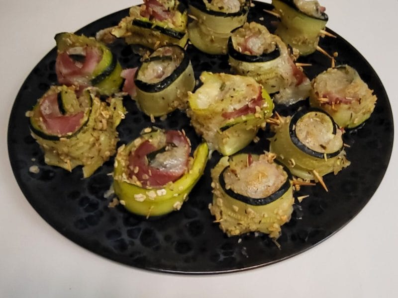 Cliquez pour zoomer ! Roulés de courgettes au jambon Thermomix par SandrineT
