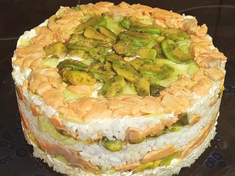 Cliquez pour zoomer ! Sushi cake Thermomix par SandrineT