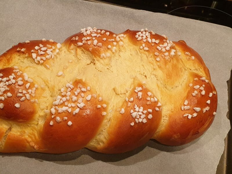 Cliquez pour zoomer ! Brioche tressée à la mie filante Thermomix par tania33