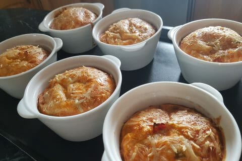 Cliquez pour zoomer ! Clafoutis cancoillotte, poireaux et chorizo Thermomix par Agnes25