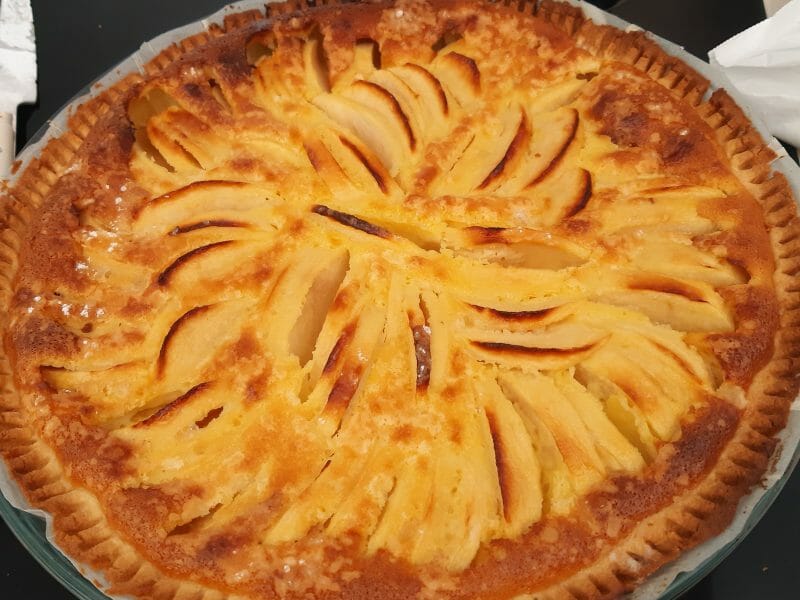Cliquez pour zoomer ! Tarte normande aux pommes Thermomix par angelique_77