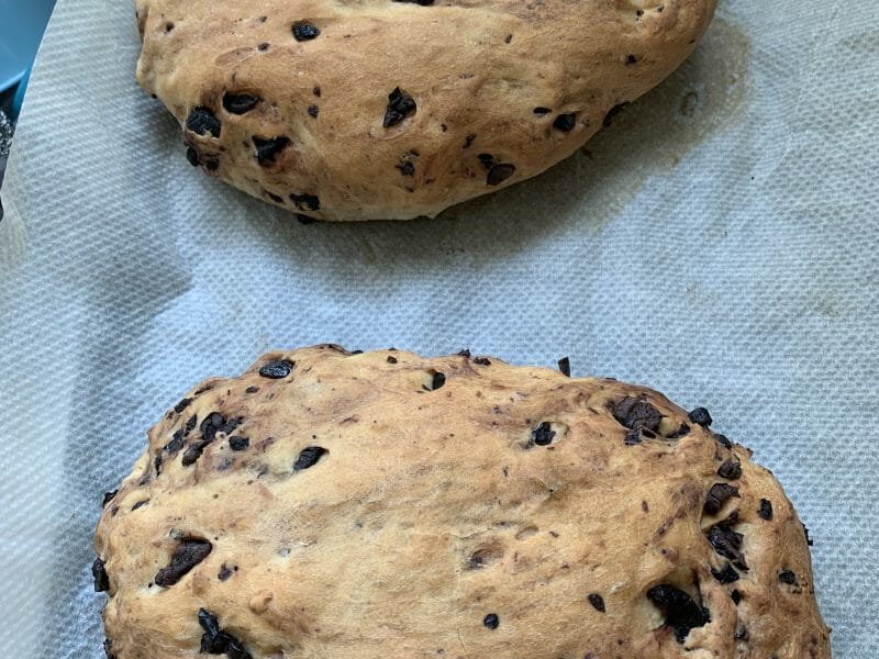 Pain aux olives Thermomix par tuxane
