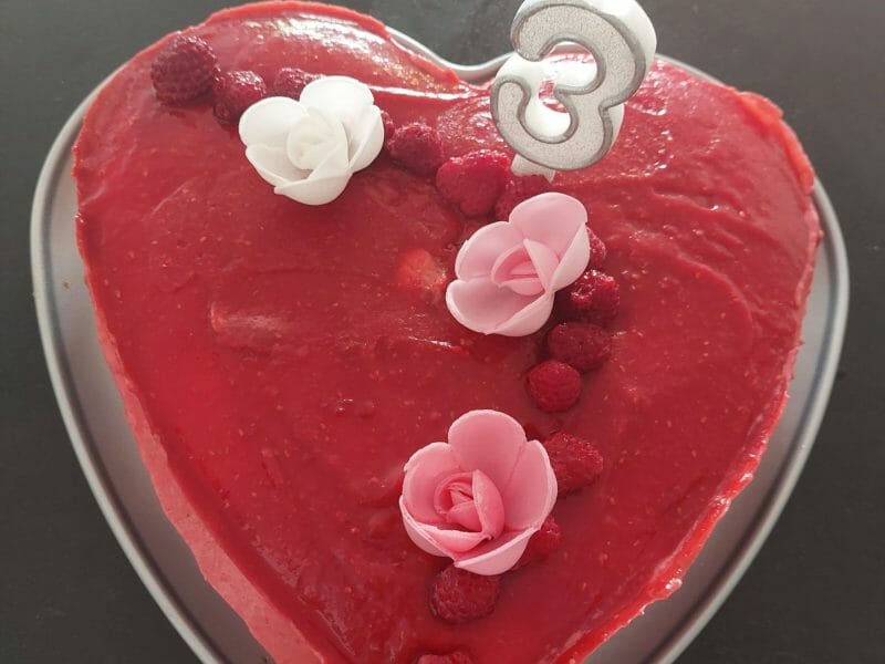 Cliquez pour zoomer ! Bavarois aux framboises Thermomix par jessica