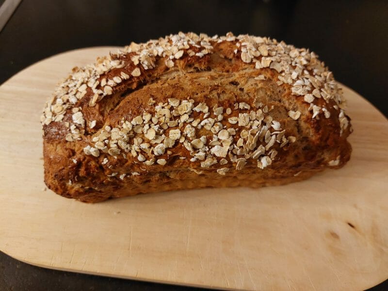 Cliquez pour zoomer ! Pain aux flocons d’avoine et au miel Thermomix par jessica