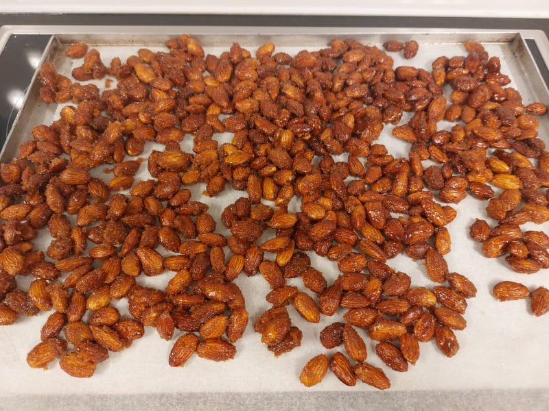 Cliquez pour zoomer ! Amandes grillées à la cannelle et au miel Thermomix par jessica