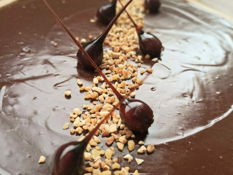 Cliquez pour zoomer ! Tartelettes chocolat et caramel beurre salé Thermomix par muriel69110