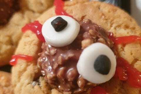 Cliquez pour zoomer ! Spider cookies (cookies araignées) Thermomix par Aude