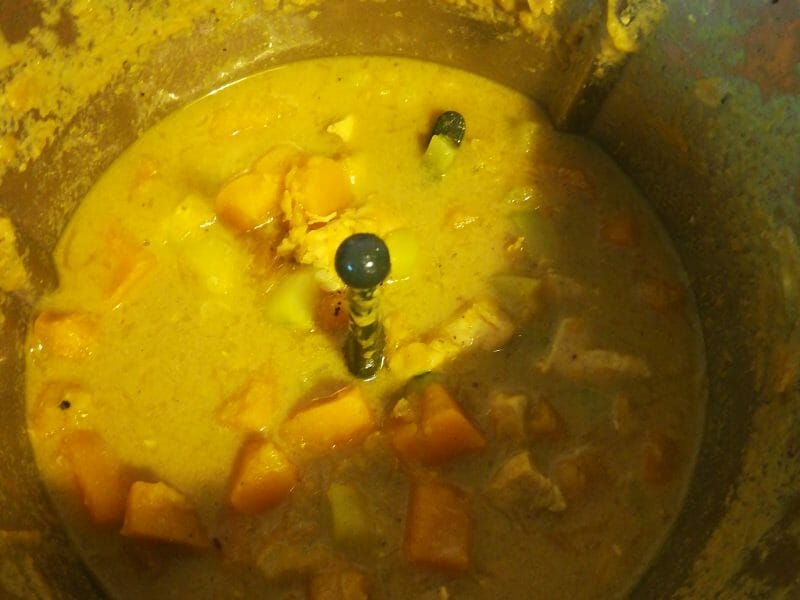 Cliquez pour zoomer ! Curry de poulet aux patates douces Thermomix par lyzan