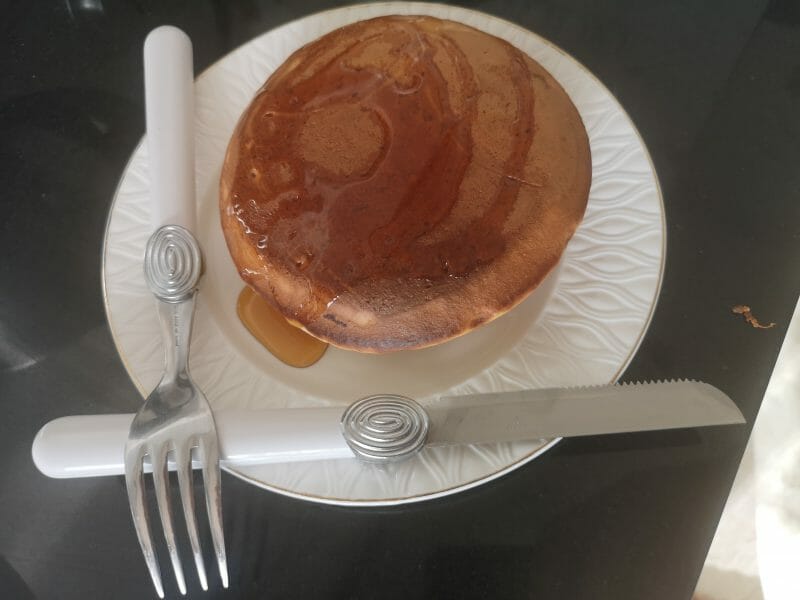 Cliquez pour zoomer ! Pancakes à la banane Thermomix par mhamed_1