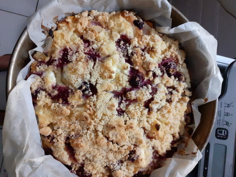 Cliquez pour zoomer ! Gâteau poires, framboises et ricotta Thermomix par nath_976