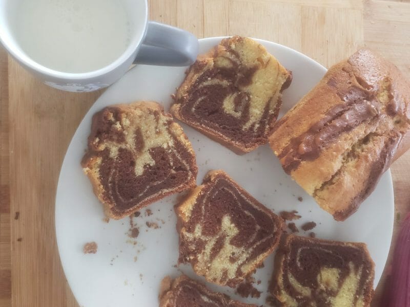 Cliquez pour zoomer ! Marbré au chocolat Thermomix par caroslane