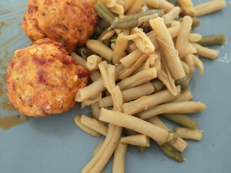 Cliquez pour zoomer ! Boulettes de poulet au chorizo Thermomix par enileda33