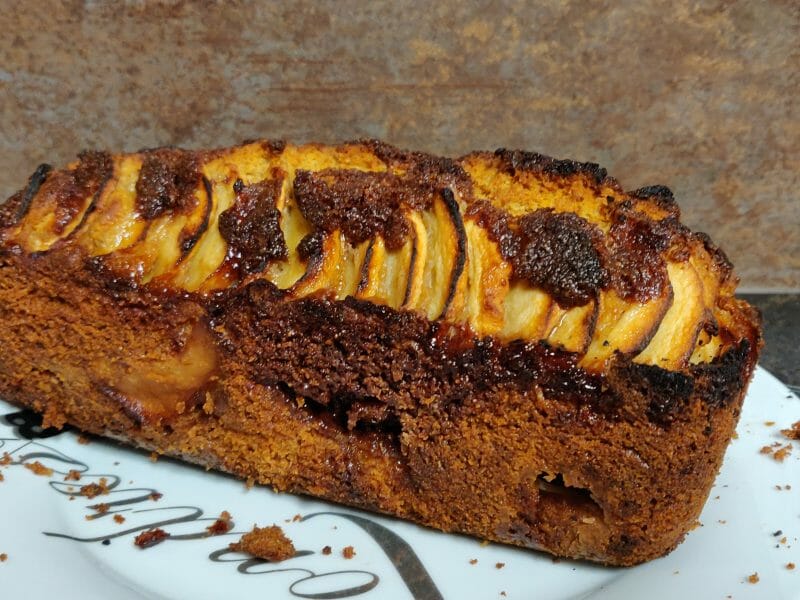 Cliquez pour zoomer ! Cake aux pommes à l’ancienne Thermomix par Xomie2a