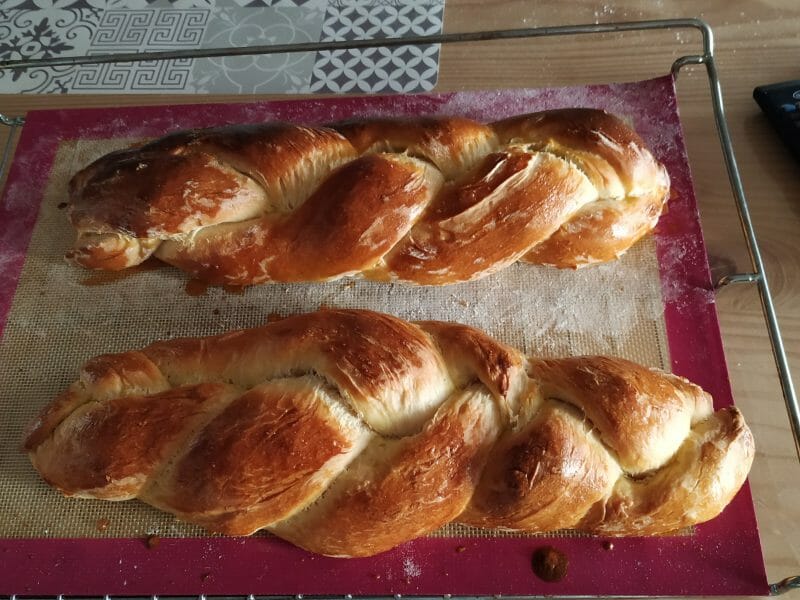 Cliquez pour zoomer ! Brioche tressée à la mie filante Thermomix par Megyane49