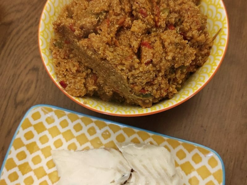 Cliquez pour zoomer ! Quinoa sauce basquaise Thermomix par manuelahm