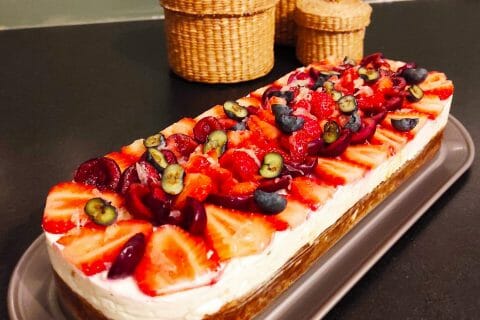 Cliquez pour zoomer ! Tarte aux fraises sans cuisson Thermomix par manuelahm