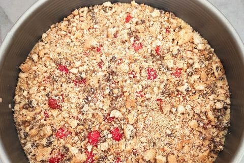 Cliquez pour zoomer ! Crumb cake framboises Thermomix par manuelahm