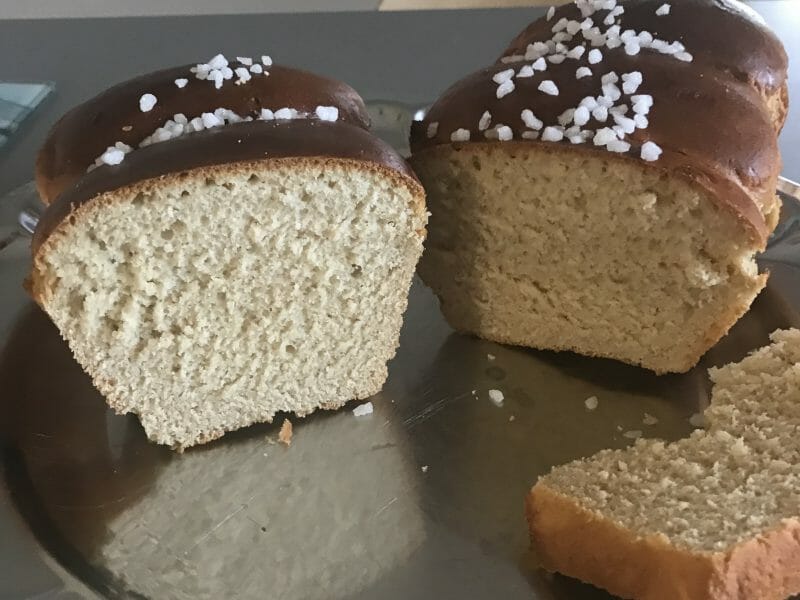 Cliquez pour zoomer ! Brioche sans beurre, sans oeufs Thermomix par Nat24