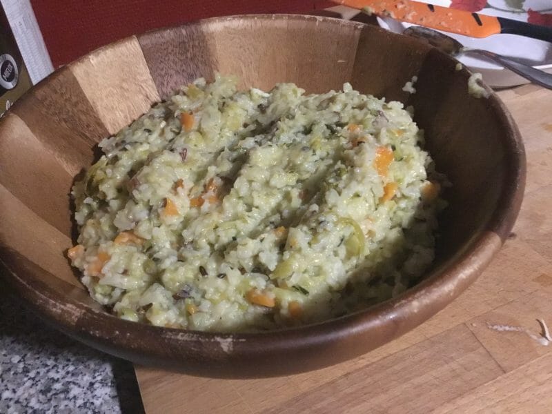 Cliquez pour zoomer ! Risotto champignons et courgettes Thermomix par Nat24