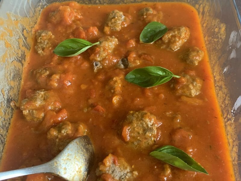 Cliquez pour zoomer ! Boulettes de viandes à la sauce tomate Thermomix par cedrylle