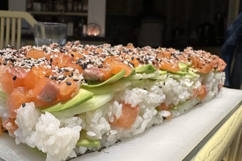 Cliquez pour zoomer ! Sushi cake Thermomix par Canelle