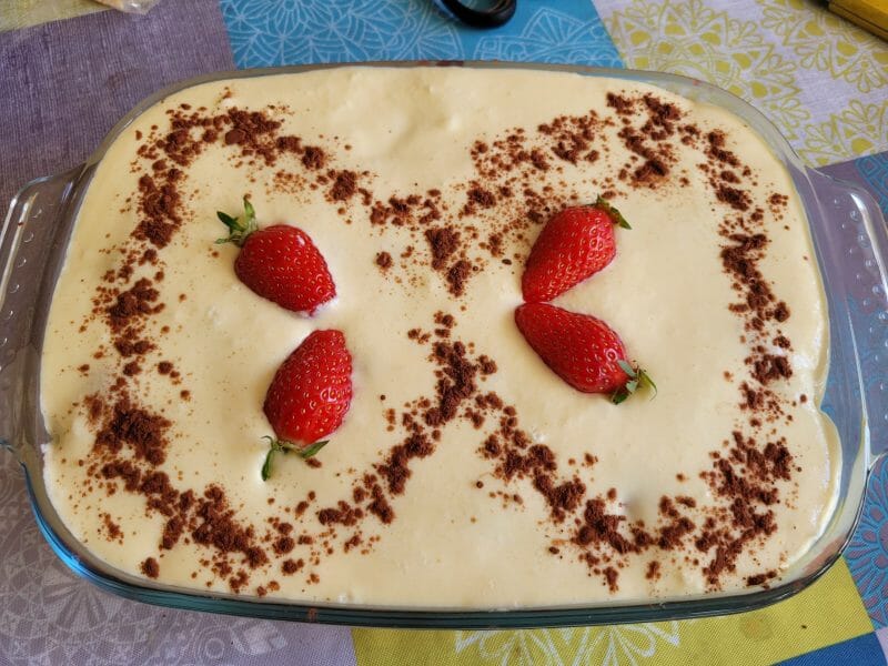 Cliquez pour zoomer ! Tiramisu aux fraises en verrines Thermomix par marylou_pgs