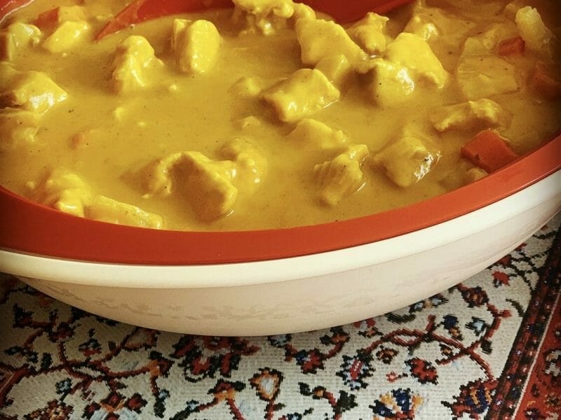 Cliquez pour zoomer ! Poulet coco aux 3 épices Thermomix par Sansan