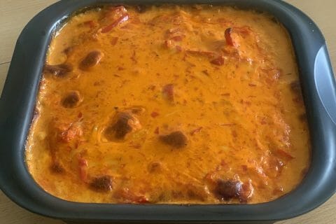 Cliquez pour zoomer ! Poulet à la crème de poivrons Thermomix par Sansan